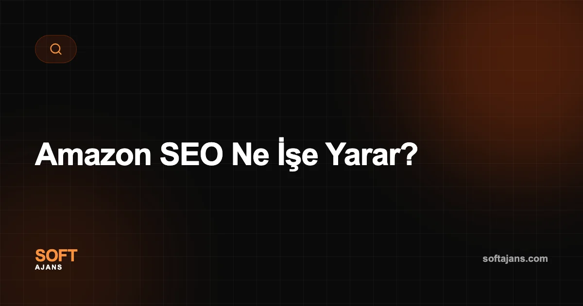 Amazon SEO Ne İşe Yarar?