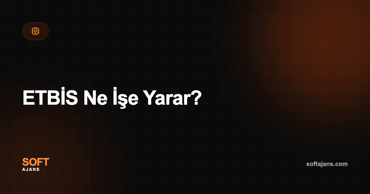ETBİS Ne İşe Yarar?