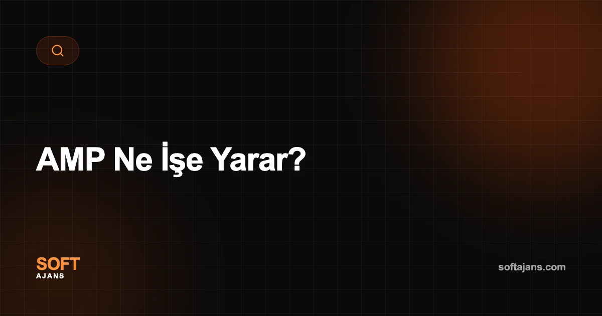 AMP Ne İşe Yarar?