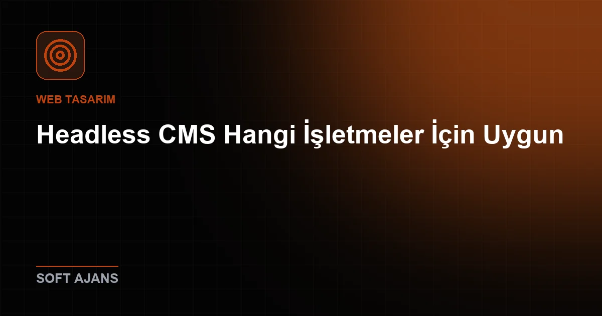 Headless CMS Hangi İşletmeler İçin Uygun?