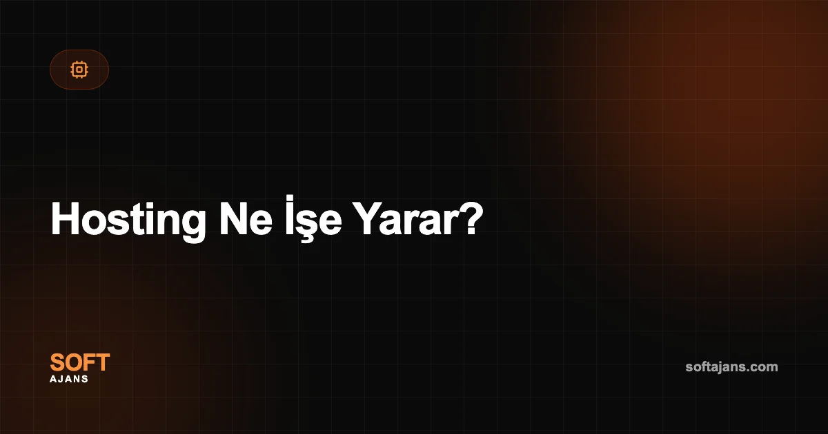 Hosting Ne İşe Yarar?