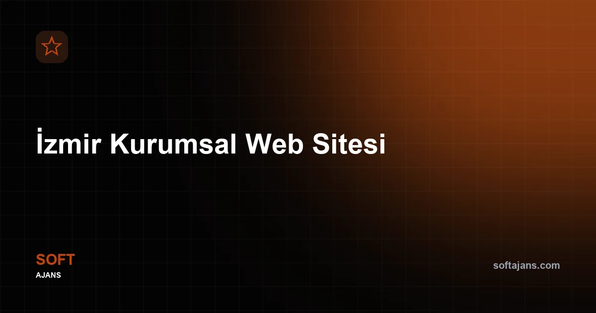 İzmir Kurumsal Web Sitesi