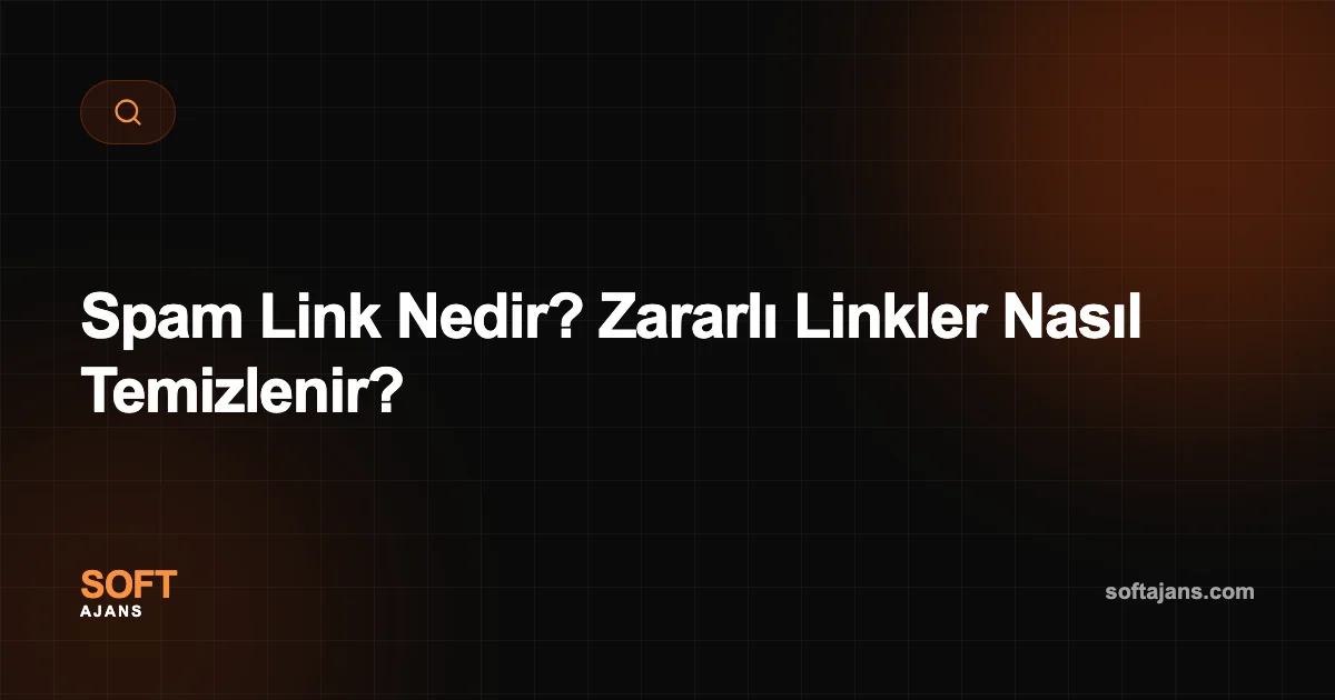 Spam Link Nedir? Zararlı Linkler Nasıl Temizlenir?