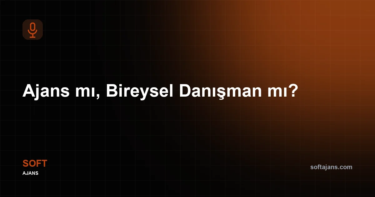 Ajans mı, bireysel danışman mı tercih edilmeli