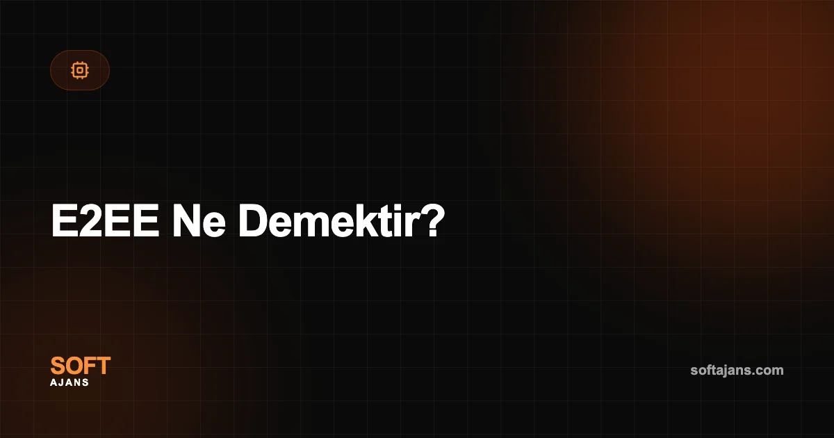 E2EE Ne Demektir?