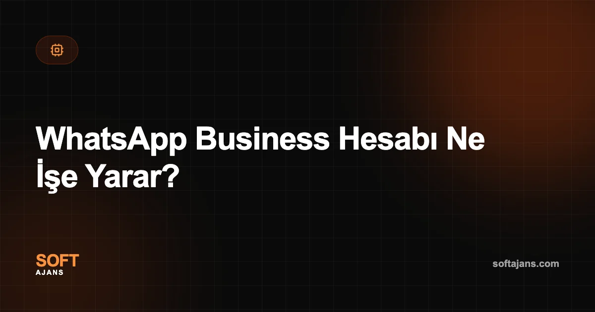 WhatsApp Business Hesabı Ne İşe Yarar?